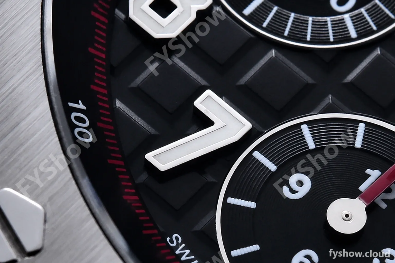 Audemars Piguet - AP ROO Chronograph SS/SS Black/Num APF A3126 Mod - Image 10