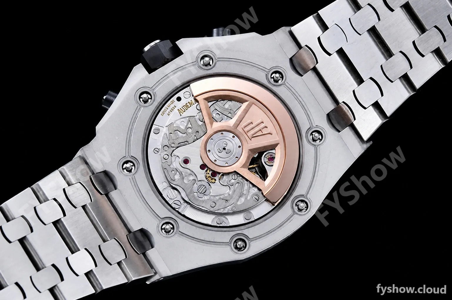 Audemars Piguet - AP ROO Chronograph SS/SS Black/Num APF A3126 Mod - Image 19