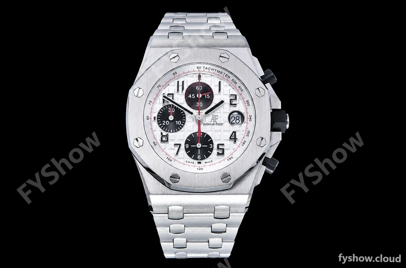 Audemars Piguet - AP ROO Chronograph SS/SS Wht/Num APF 7750 Mod