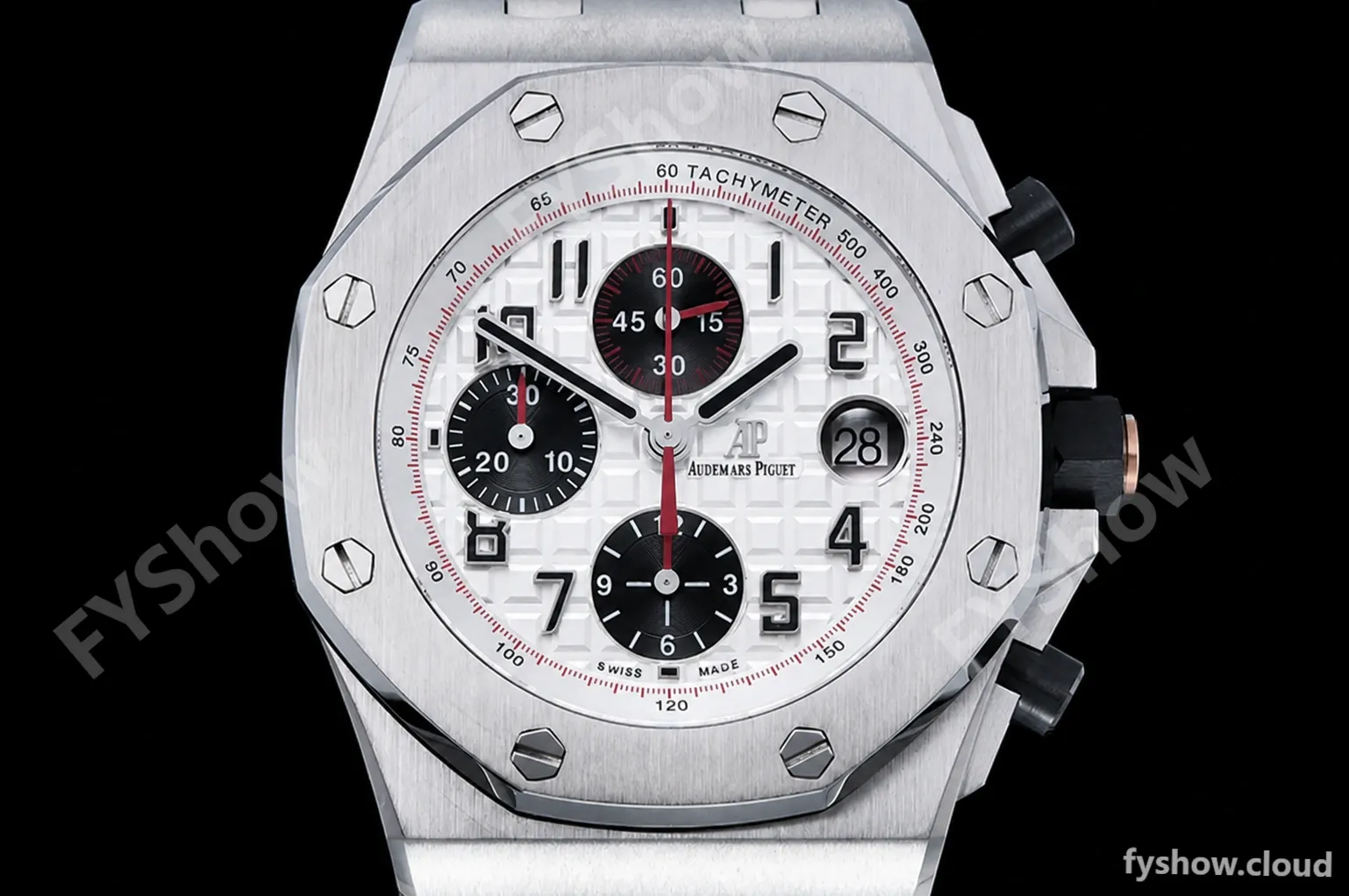 Audemars Piguet - AP ROO Chronograph SS/SS Wht/Num APF 7750 Mod - Image 2