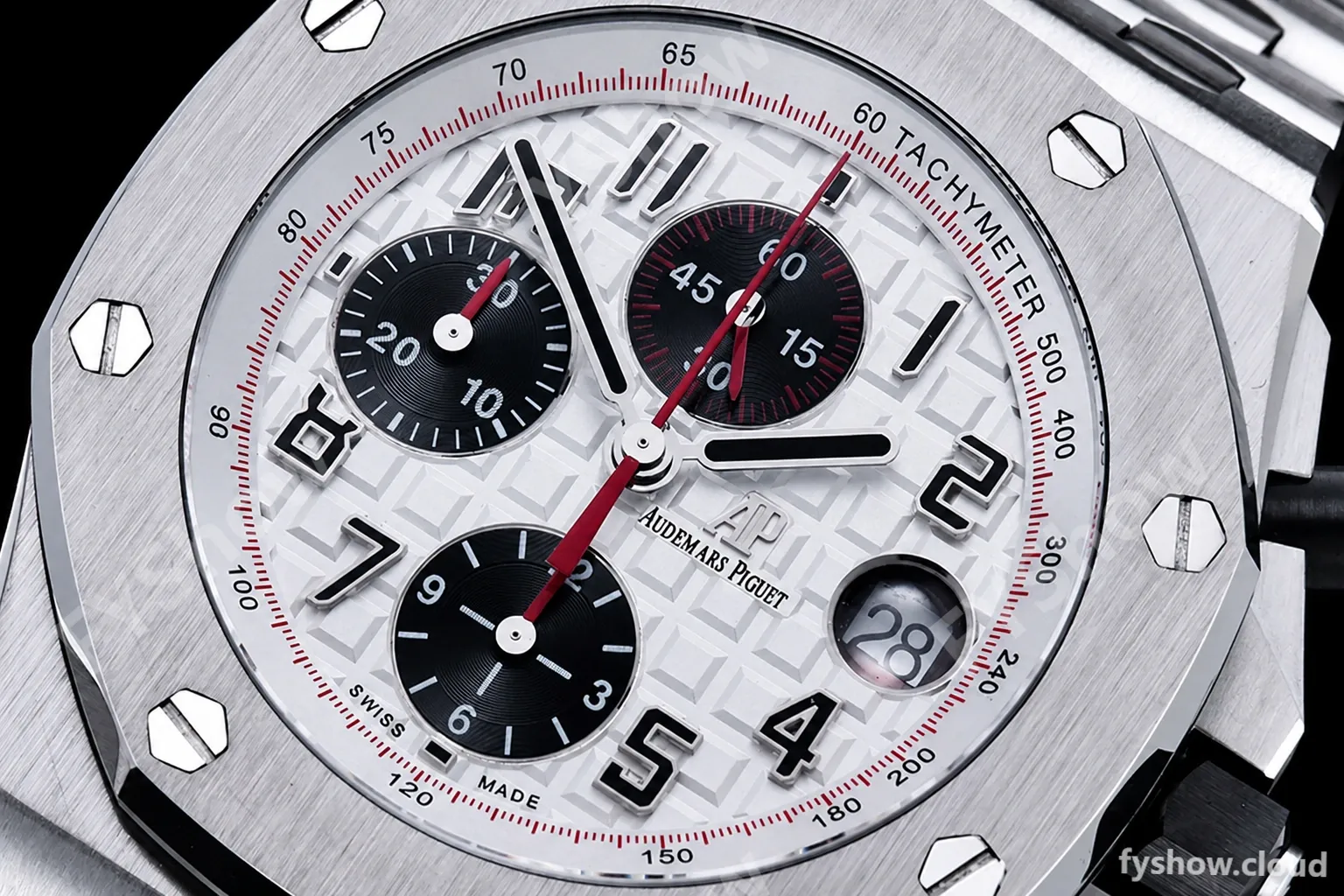 Audemars Piguet - AP ROO Chronograph SS/SS Wht/Num APF 7750 Mod - Image 5