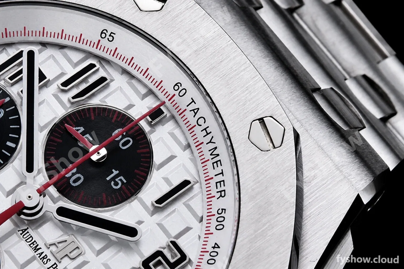Audemars Piguet - AP ROO Chronograph SS/SS Wht/Num APF 7750 Mod - Image 6