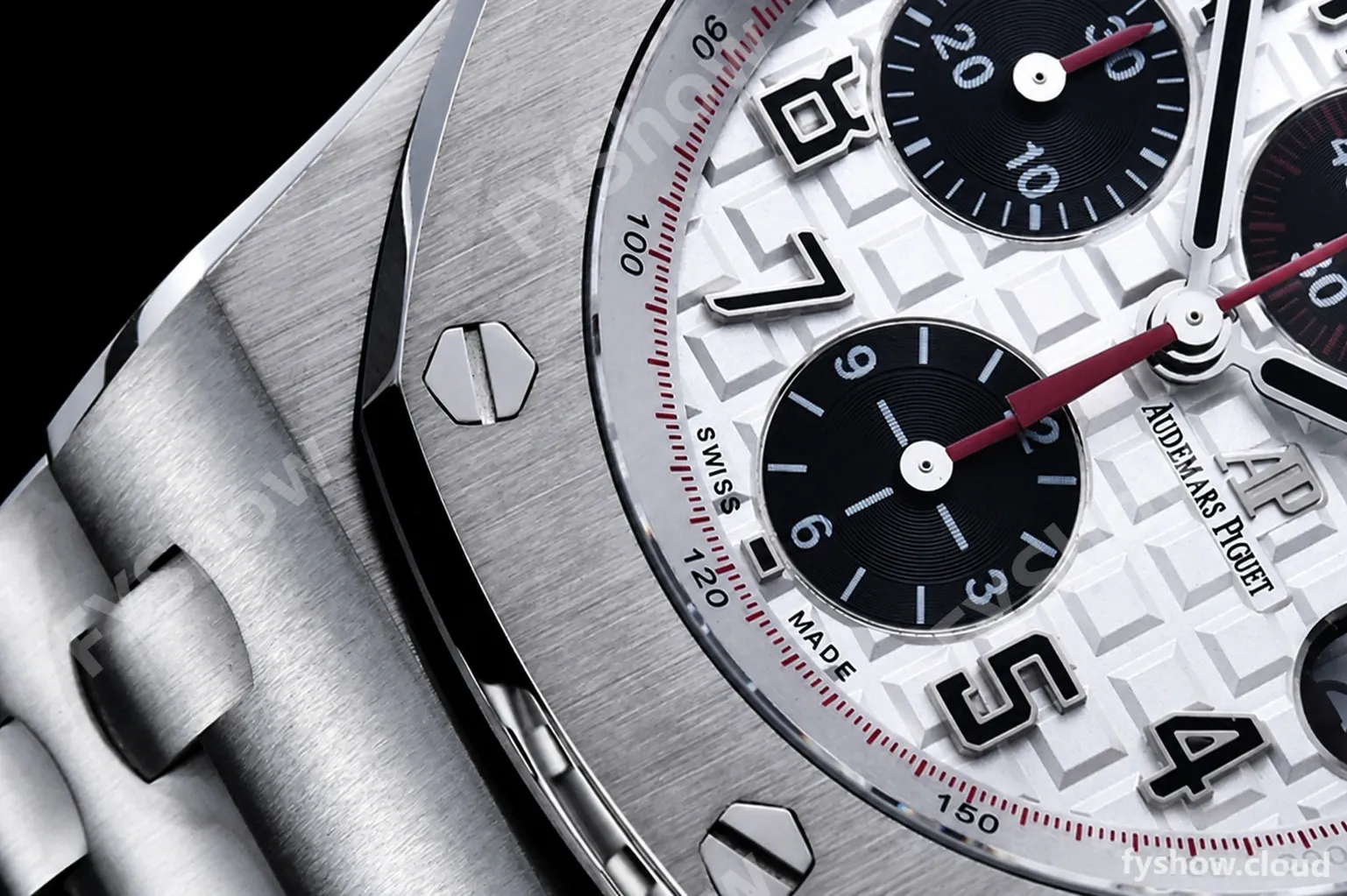 Audemars Piguet - AP ROO Chronograph SS/SS Wht/Num APF 7750 Mod - Image 7