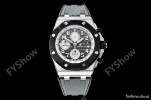 Audemars Piguet - AP ROO Chronograph SS/RU Grey/Num APF A3126 Mod
