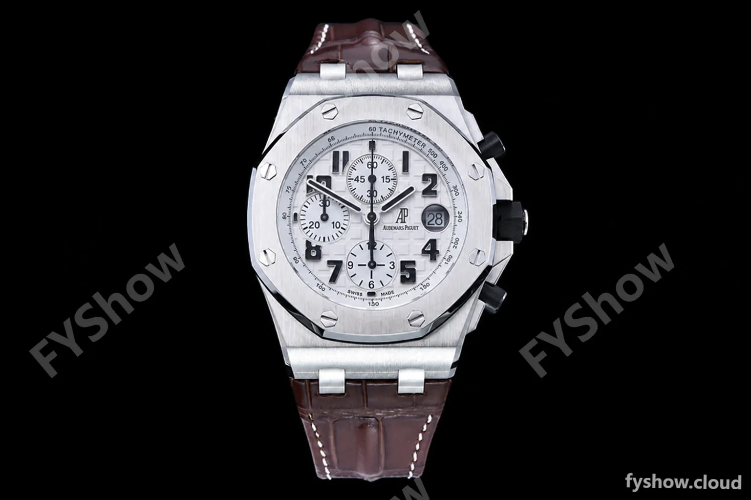 Audemars Piguet - AP ROO Chronograph SS/LE Wht/Num APF 7750 Mod
