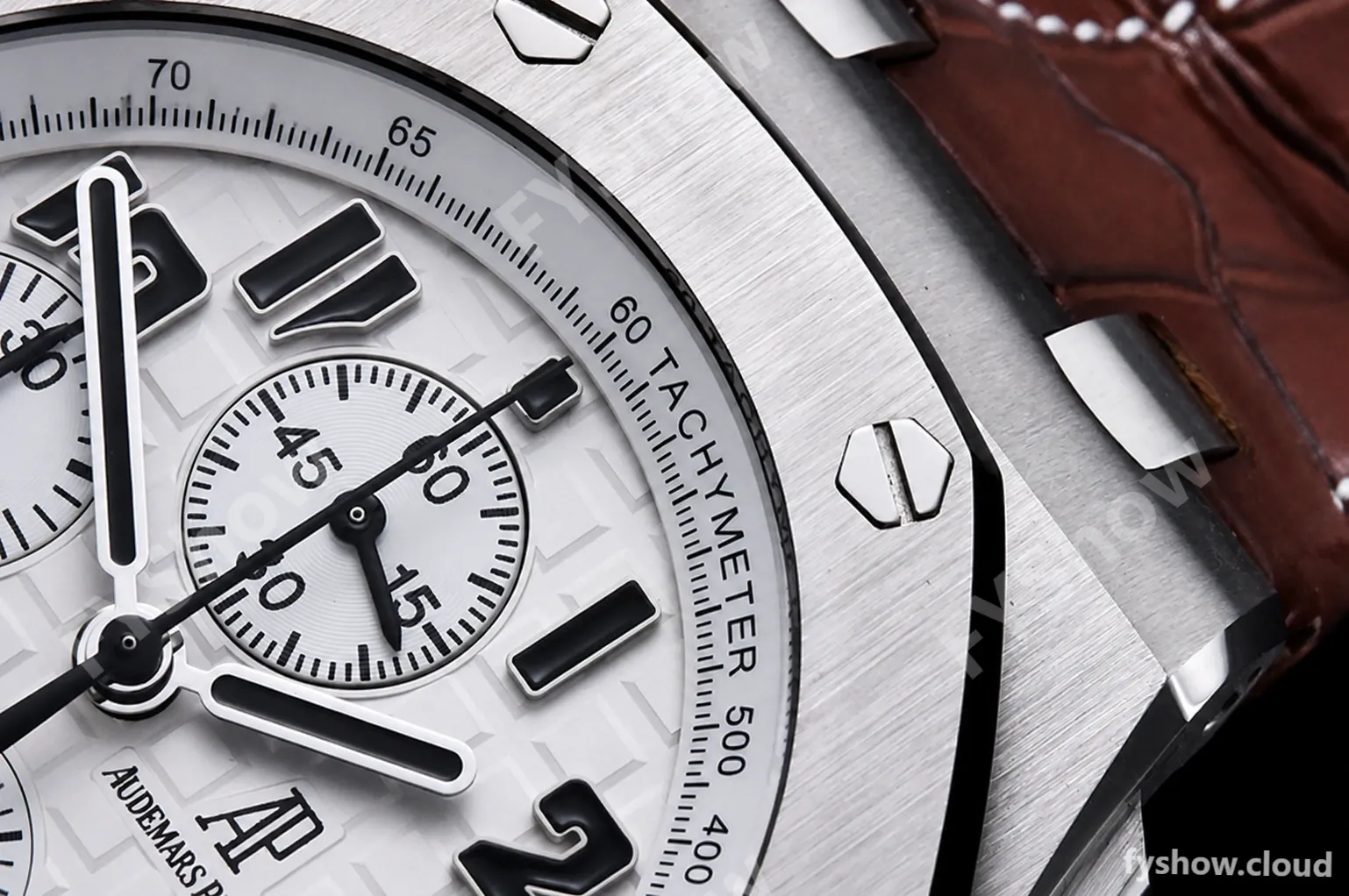Audemars Piguet - AP ROO Chronograph SS/LE Wht/Num APF 7750 Mod - Image 6