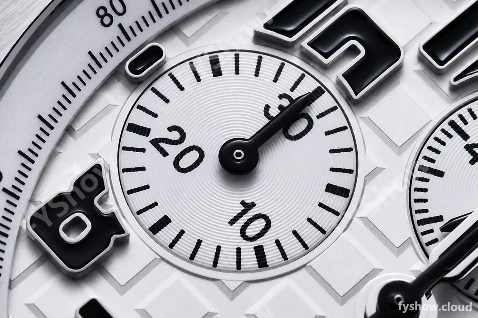 Audemars Piguet - AP ROO Chronograph SS/LE Wht/Num APF 7750 Mod - Image 9