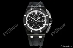 Audemars Piguet - AP ROO Chronograph Grn CER/RU Black/Stk APF A3126 Mod