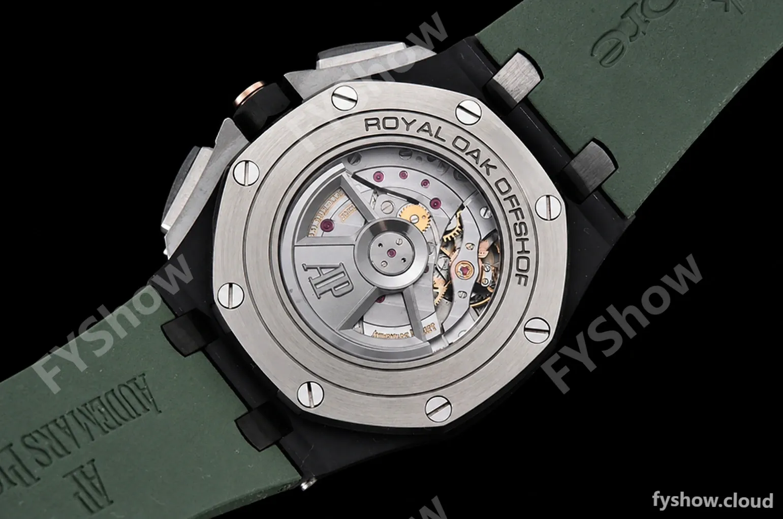 Audemars Piguet - AP ROO Chronograph Grn CER/RU G-Grn/Num APF A3126 Mod - Image 16