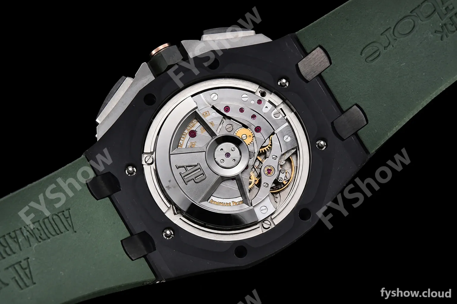 Audemars Piguet - AP ROO Chronograph Grn CER/RU G-Grn/Num APF A3126 Mod - Image 21