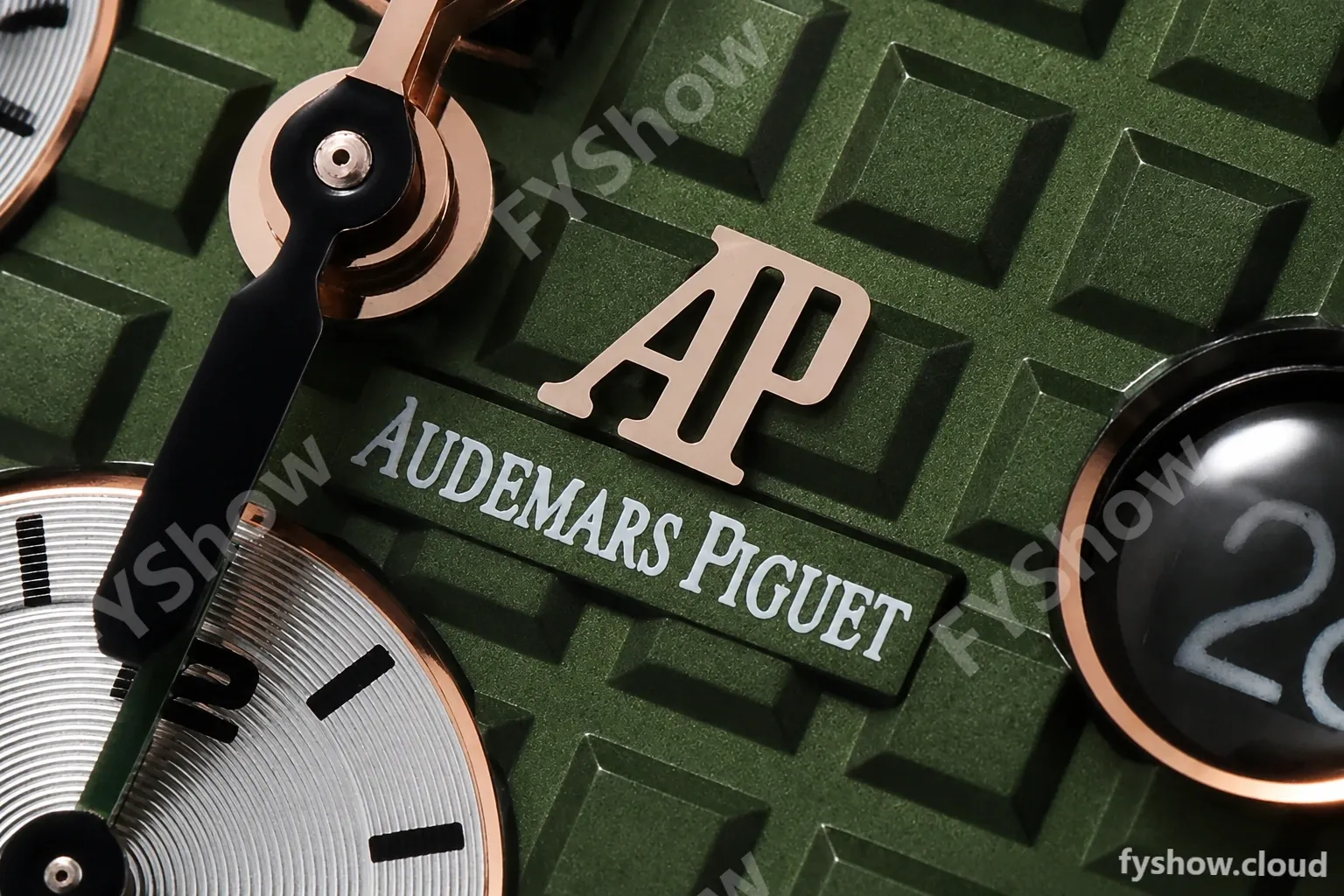 Audemars Piguet - AP ROO Chronograph Grn CER/RU G-Grn/Num APF A3126 Mod - Image 8