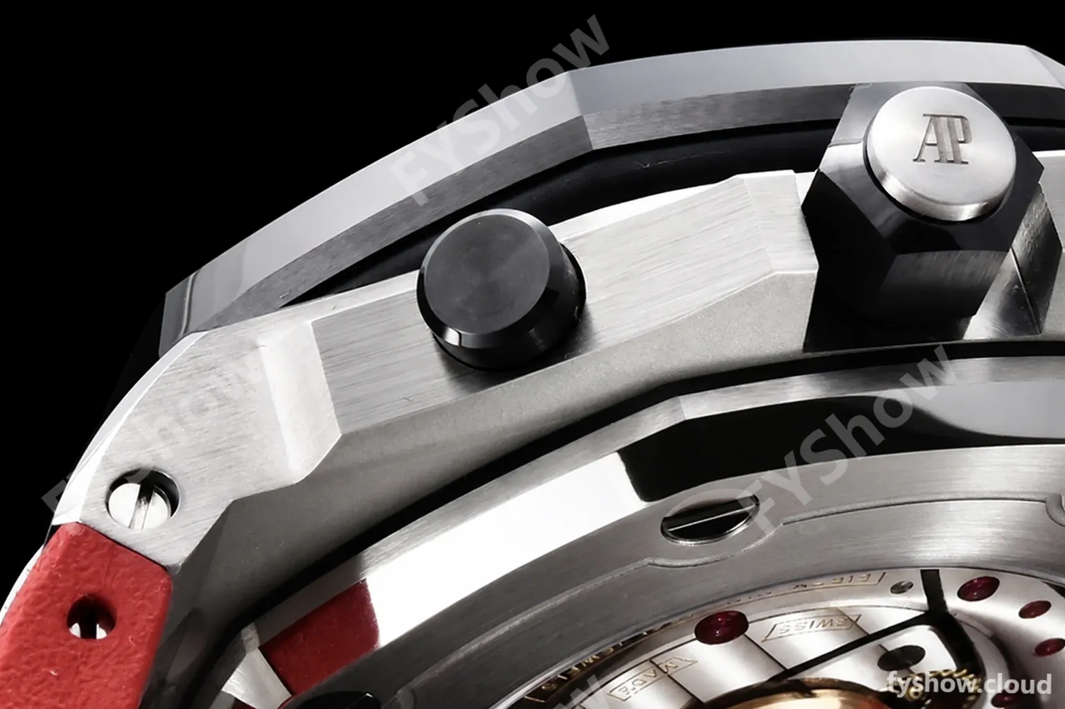 Audemars Piguet - AP ROO Chronograph SS/RU Black/Num APF A3126 Mod - Image 13