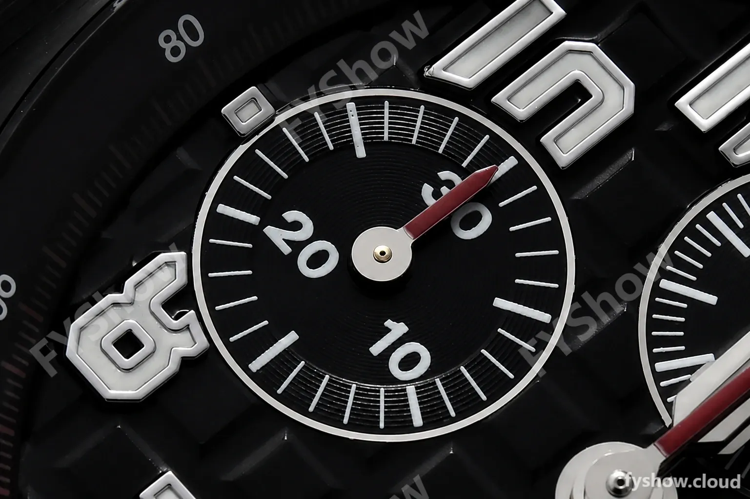 Audemars Piguet - AP ROO Chronograph SS/RU Black/Num APF A3126 Mod - Image 9