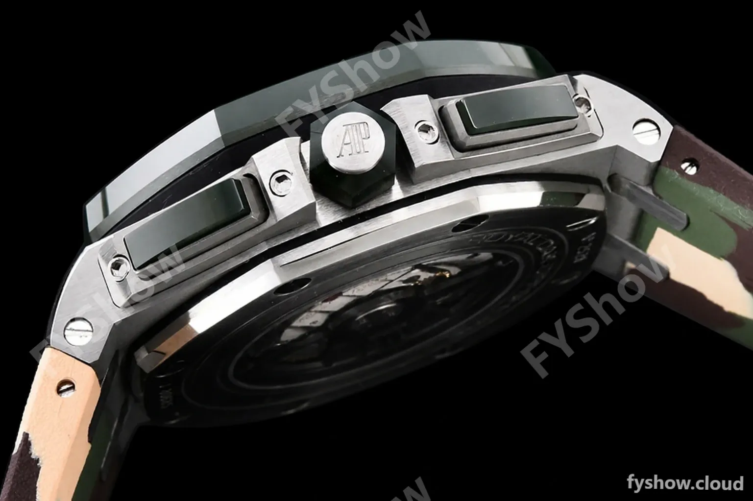 Audemars Piguet - AP ROO Chronograph SS/RU Green APF A3126 Mod - Image 10