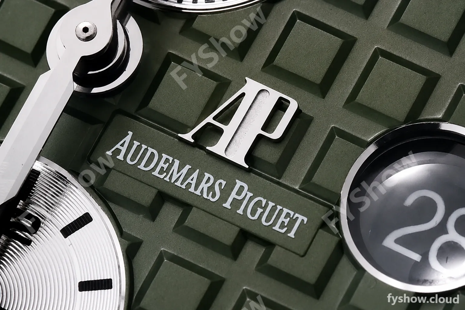 Audemars Piguet - AP ROO Chronograph SS/RU Green APF A3126 Mod - Image 8