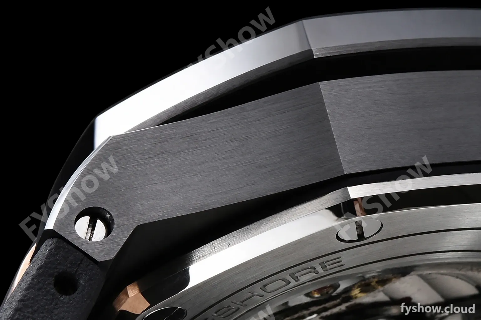 Audemars Piguet - AP ROO Chronograph CER/RU Black/Stk/RG APF A3126 Mod - Image 12