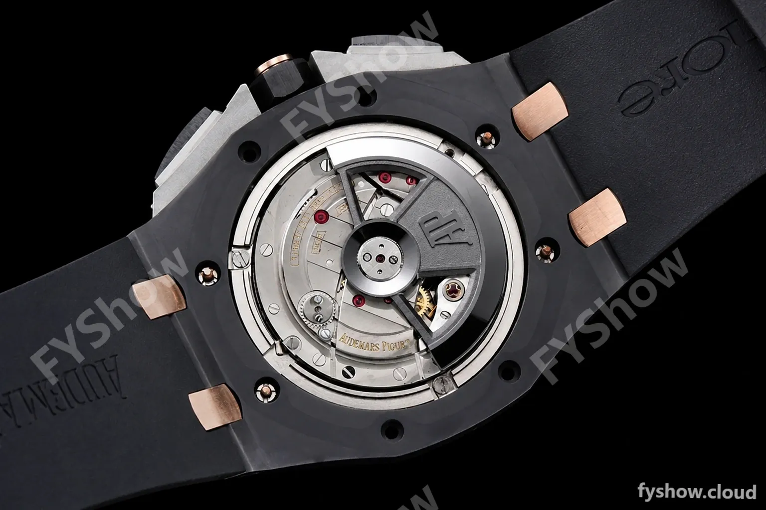 Audemars Piguet - AP ROO Chronograph CER/RU Black/Stk/RG APF A3126 Mod - Image 19