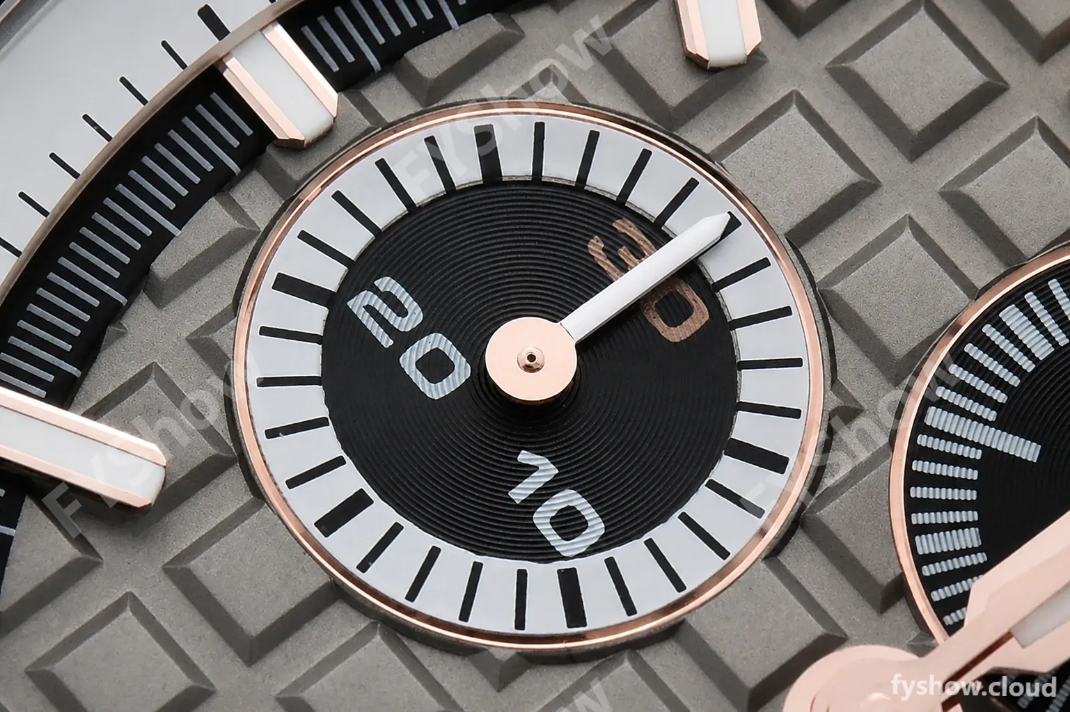 Audemars Piguet - AP ROO Chronograph CER RG/RU Grey/Stk APF A3126 Mod - Image 9