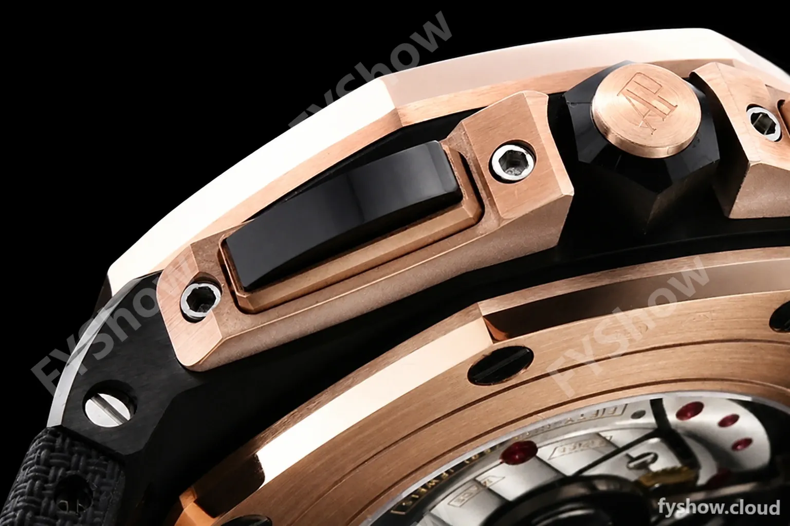 Audemars Piguet - AP ROO Chronograph RG CER/RU G-Blue/Num APF A3126 Mod - Image 13