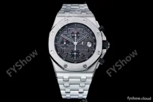Audemars Piguet - AP ROO Chronograph SS/SS Grey/Num APF 7750 Mod