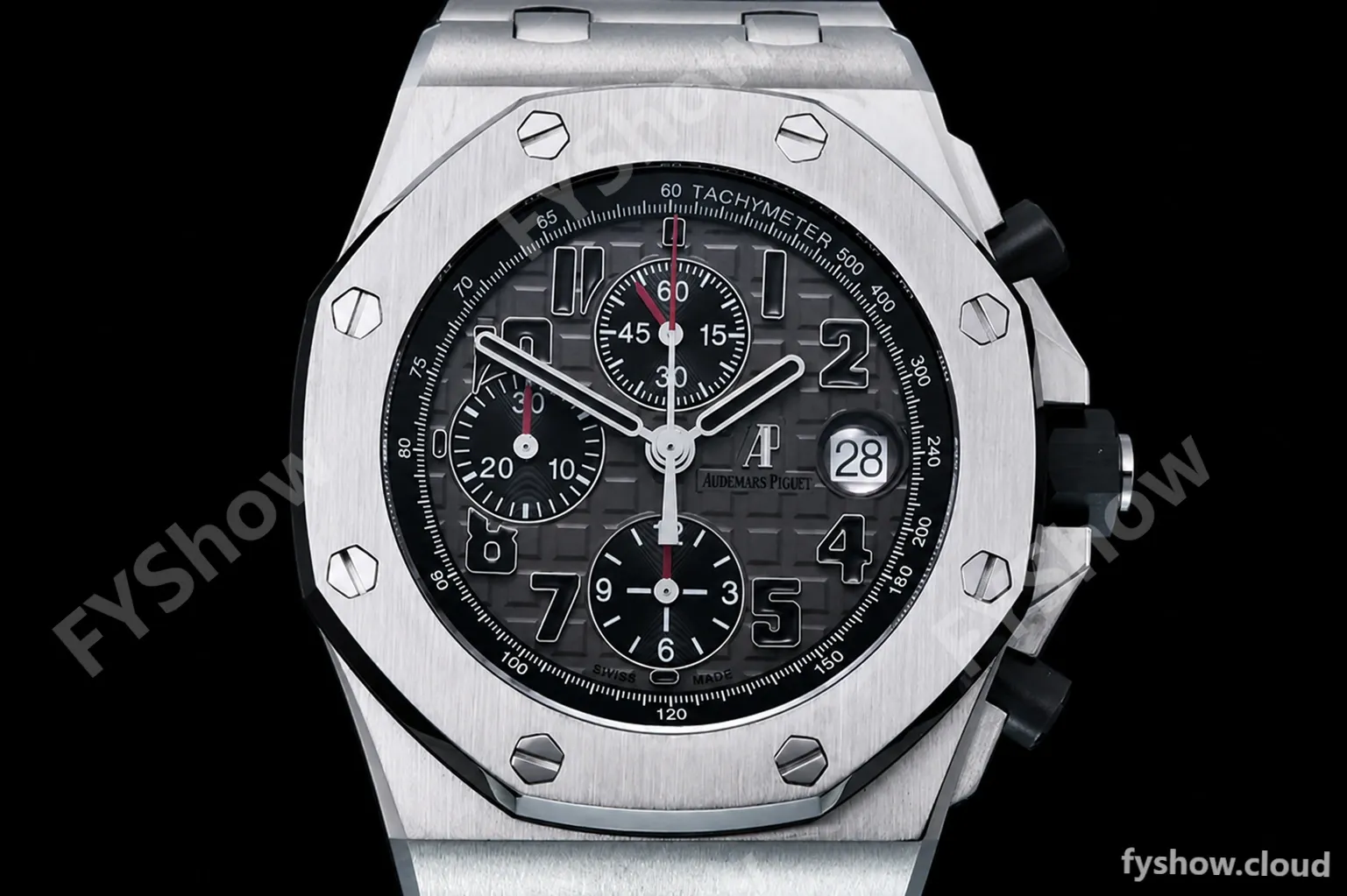 Audemars Piguet - AP ROO Chronograph SS/SS Grey/Num APF 7750 Mod - Image 2