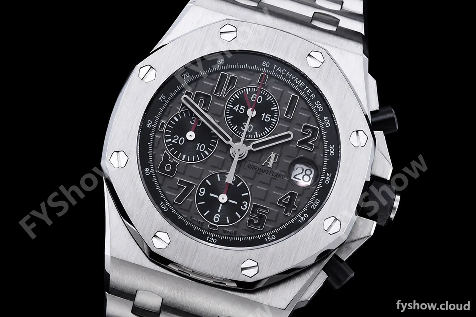 Audemars Piguet - AP ROO Chronograph SS/SS Grey/Num APF 7750 Mod - Image 5