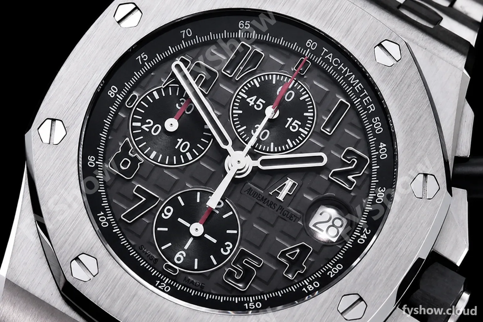 Audemars Piguet - AP ROO Chronograph SS/SS Grey/Num APF 7750 Mod - Image 6