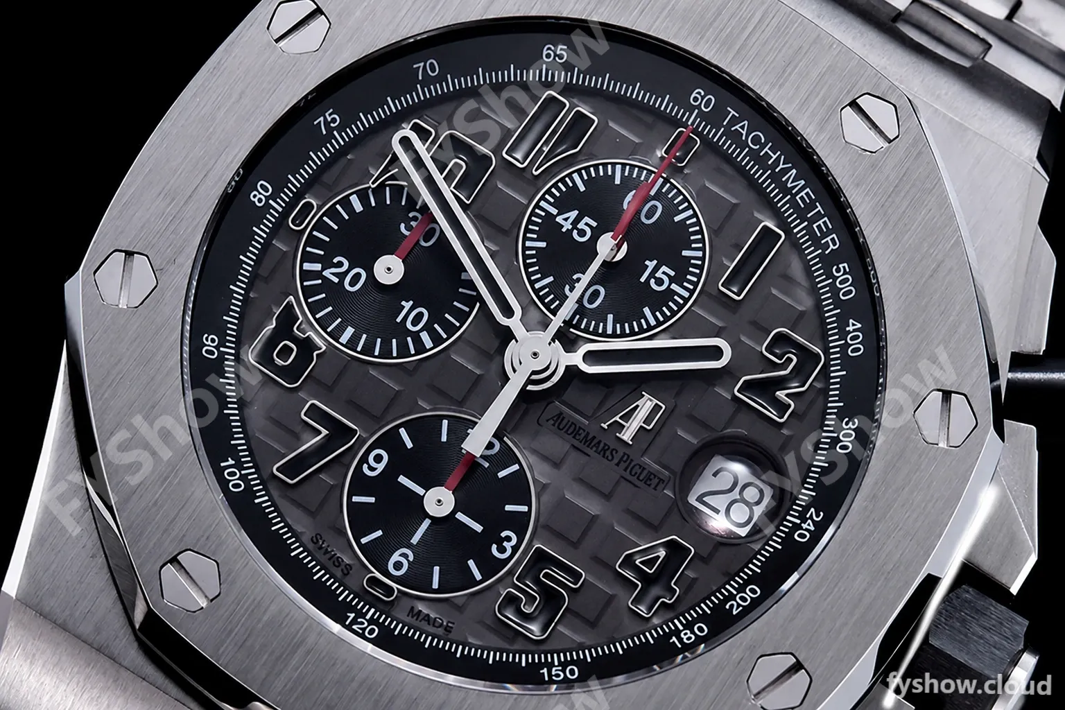 Audemars Piguet - AP ROO Chronograph SS/SS Grey/Num APF 7750 Mod - Image 7