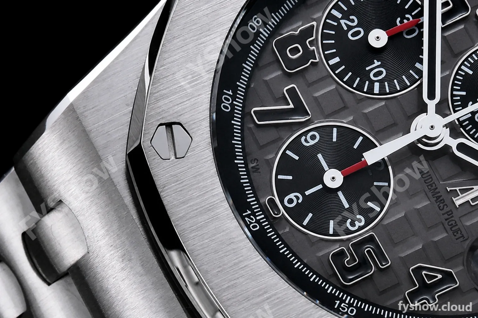 Audemars Piguet - AP ROO Chronograph SS/SS Grey/Num APF 7750 Mod - Image 9