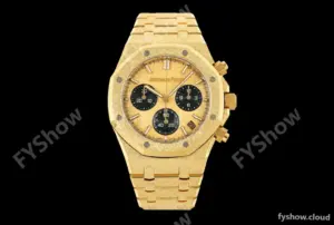 Audemars Piguet - Royal Oak Chrono 26240BA Gain Weight 41mm Frosted YG/YG SWF Gold Dial DDF DD4401