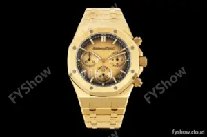Audemars Piguet - Royal Oak Chrono 26240BA Gain Weight 41mm YG/YG SWF Smoked Gold Dial DDF DD4401