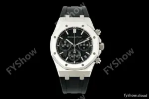 Audemars Piguet - Royal Oak 26240ST 50th Anniversary 41mm SS/RU Black SWF Dial DDF DD4401