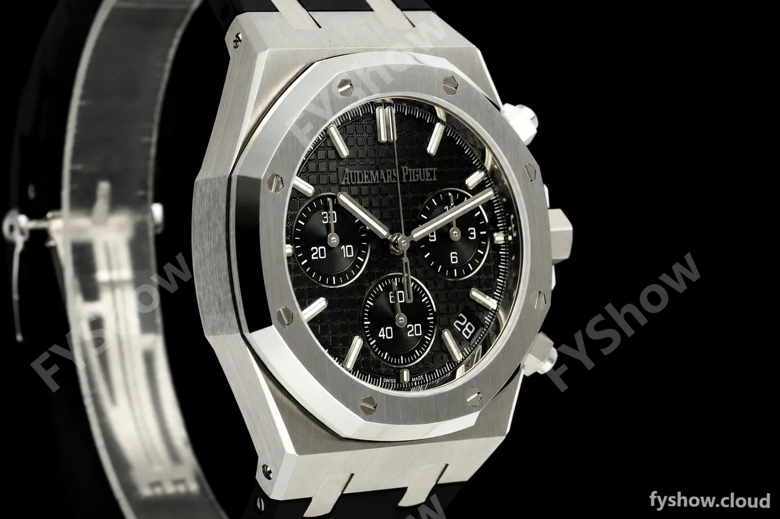 Audemars Piguet - Royal Oak 26240ST 50th Anniversary 41mm SS/RU Black SWF Dial DDF DD4401 - Image 2