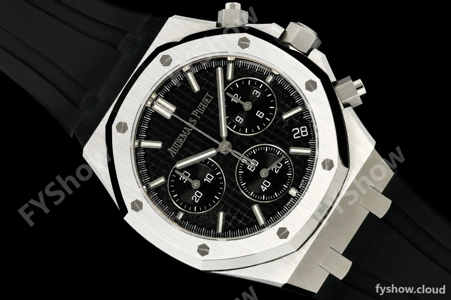 Audemars Piguet - Royal Oak 26240ST 50th Anniversary 41mm SS/RU Black SWF Dial DDF DD4401 - Image 25