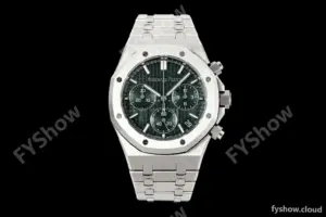 Audemars Piguet - Royal Oak 26240ST 50th Anniversary 41mm SS/SS Green SWF Dial DDF DD4401