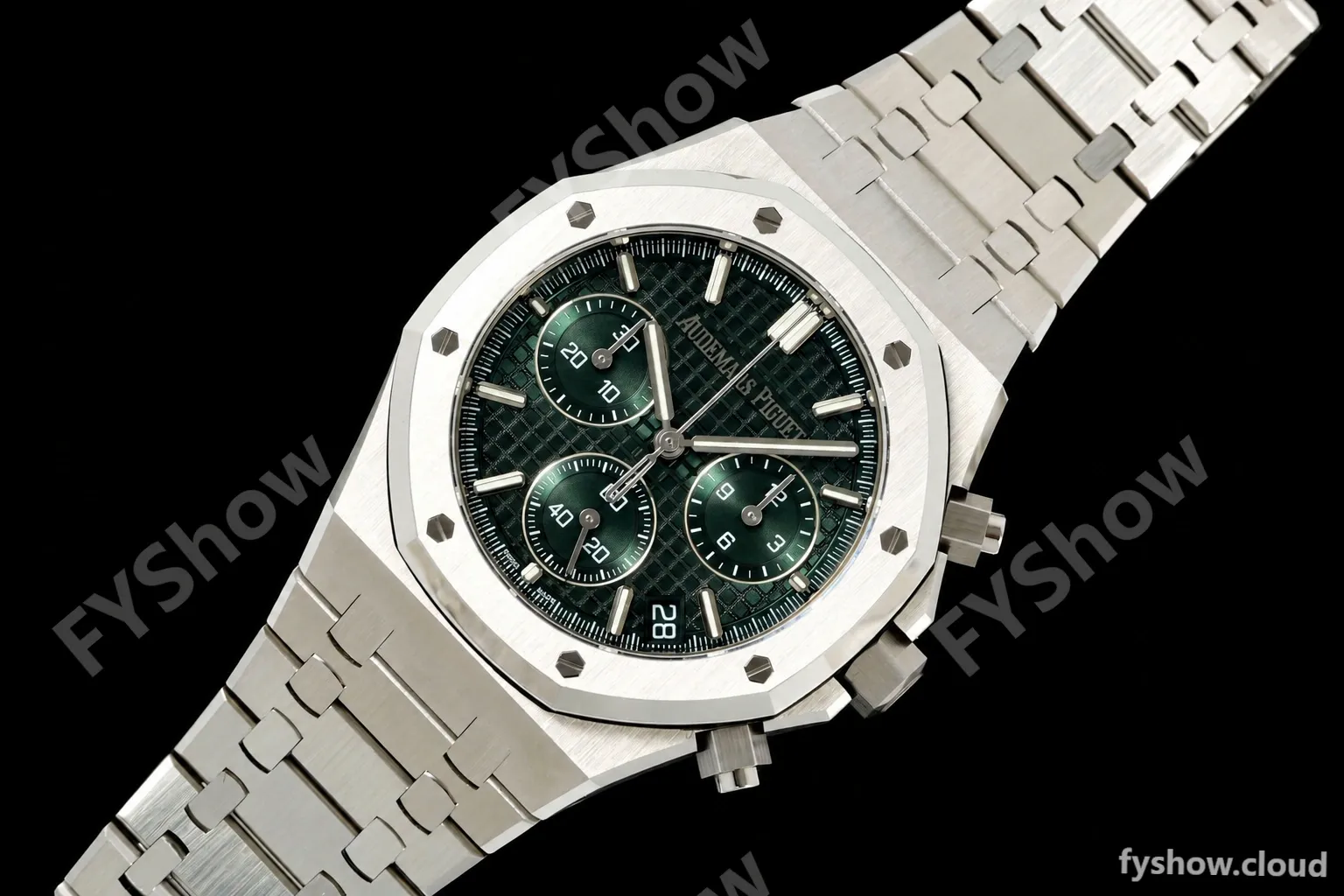 Audemars Piguet - Royal Oak 26240ST 50th Anniversary 41mm SS/SS Green SWF Dial DDF DD4401 - Image 25