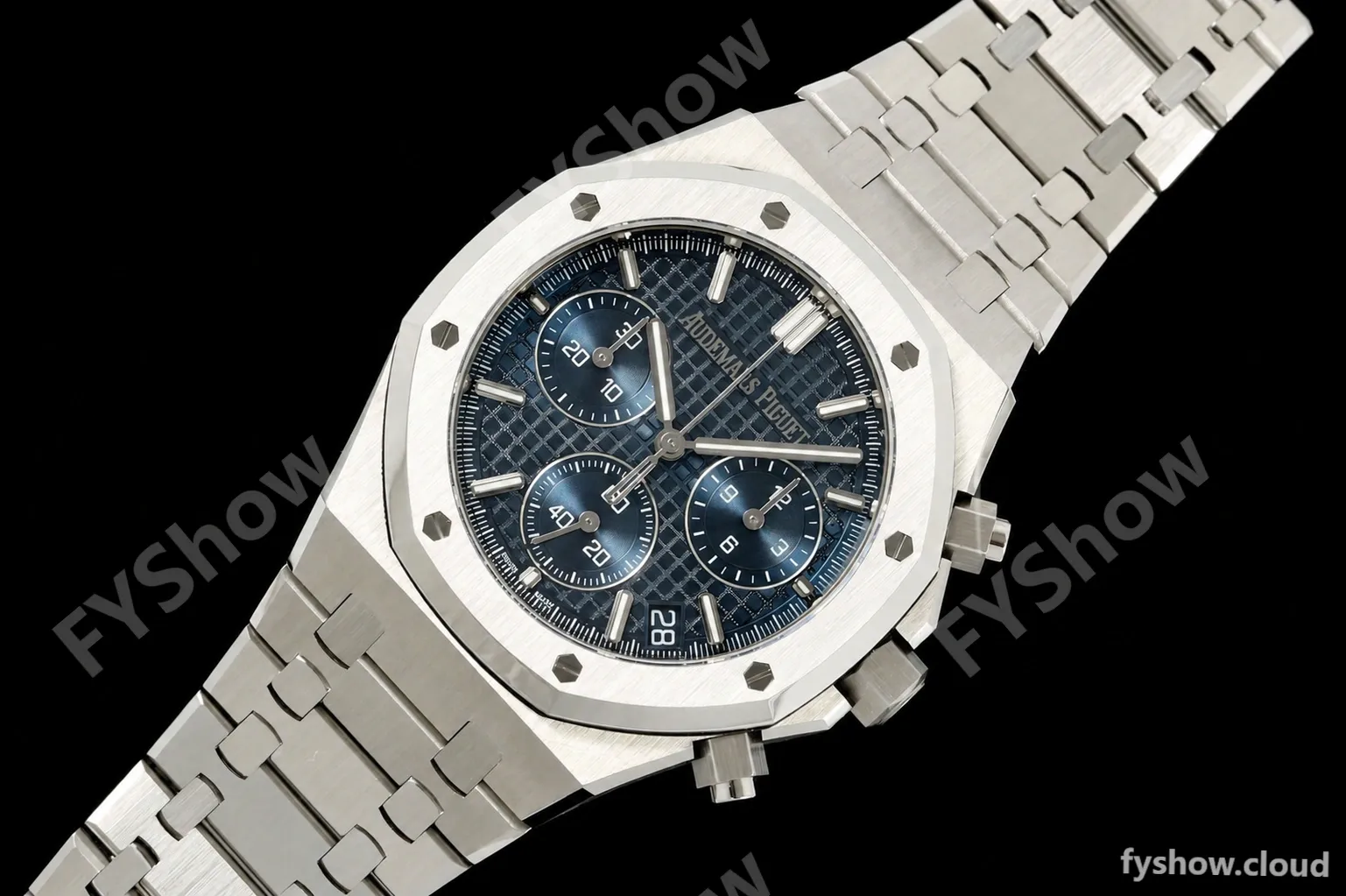Audemars Piguet - Royal Oak 26240ST 50th Anniversary 41mm SS/SS Blue SWF Dial DDF DD4401 - Image 23