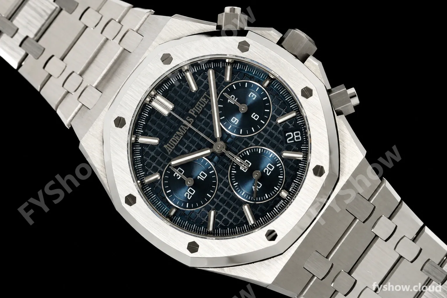 Audemars Piguet - Royal Oak 26240ST 50th Anniversary 41mm SS/SS Blue SWF Dial DDF DD4401 - Image 24