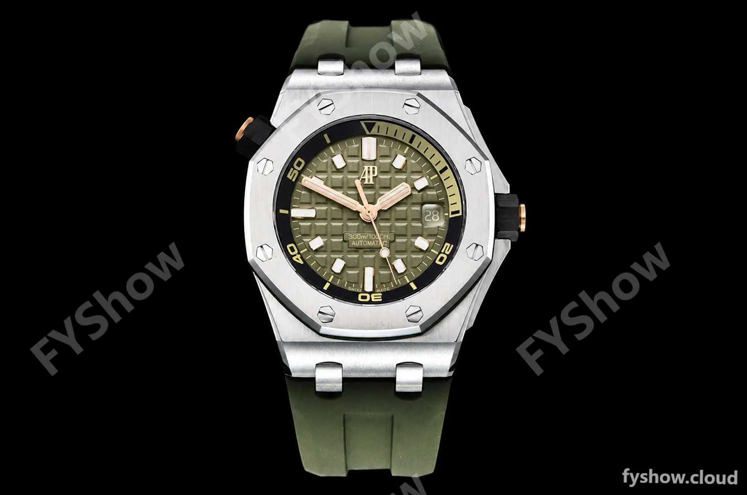 Audemars Piguet - Royal Oak Offshore Diver 15720 SS/RU Green ZF A4308
