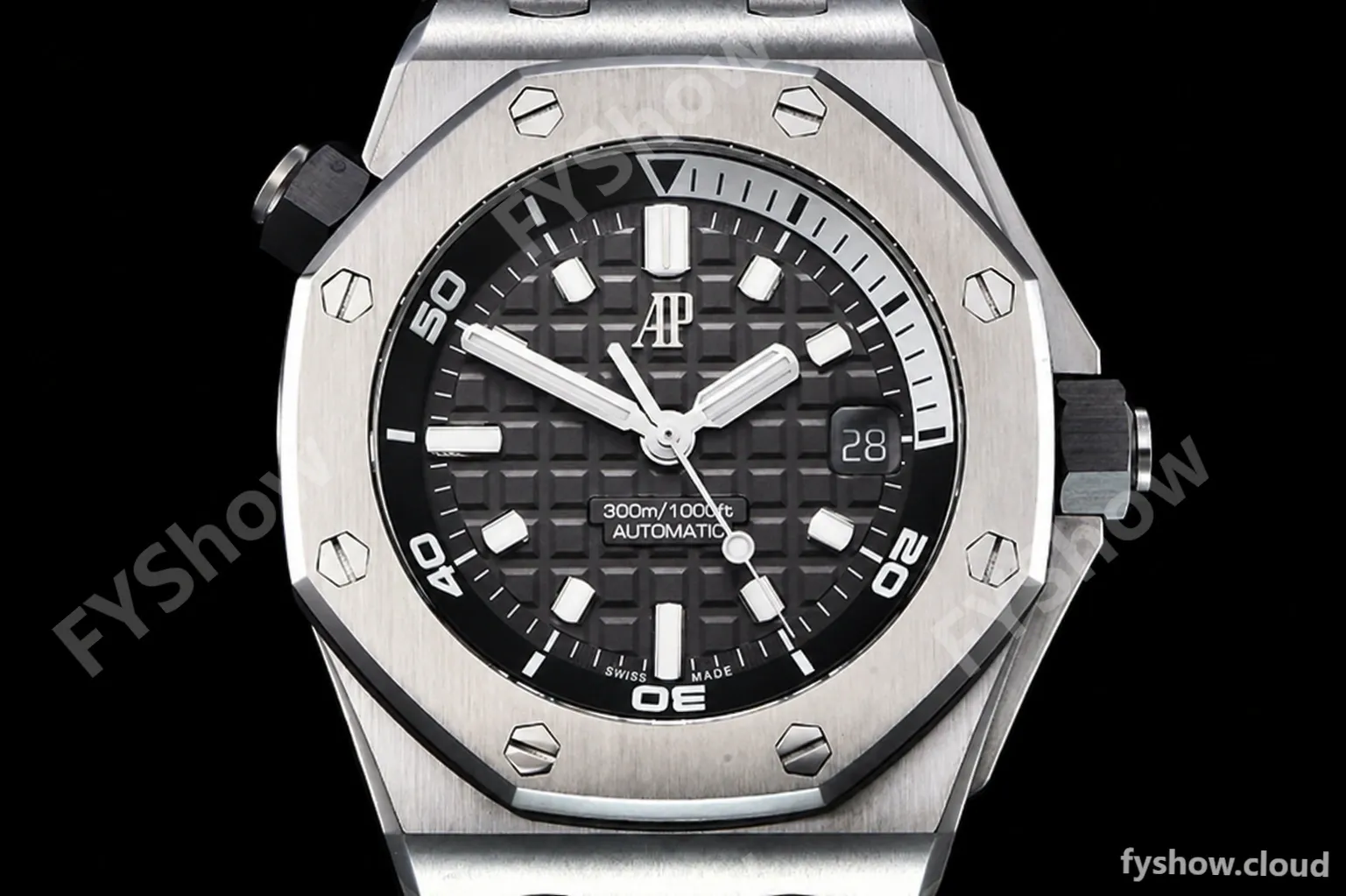 Audemars Piguet - Royal Oak Offshore Diver 15720 SS/RU Grey ZF A4308 - Image 2