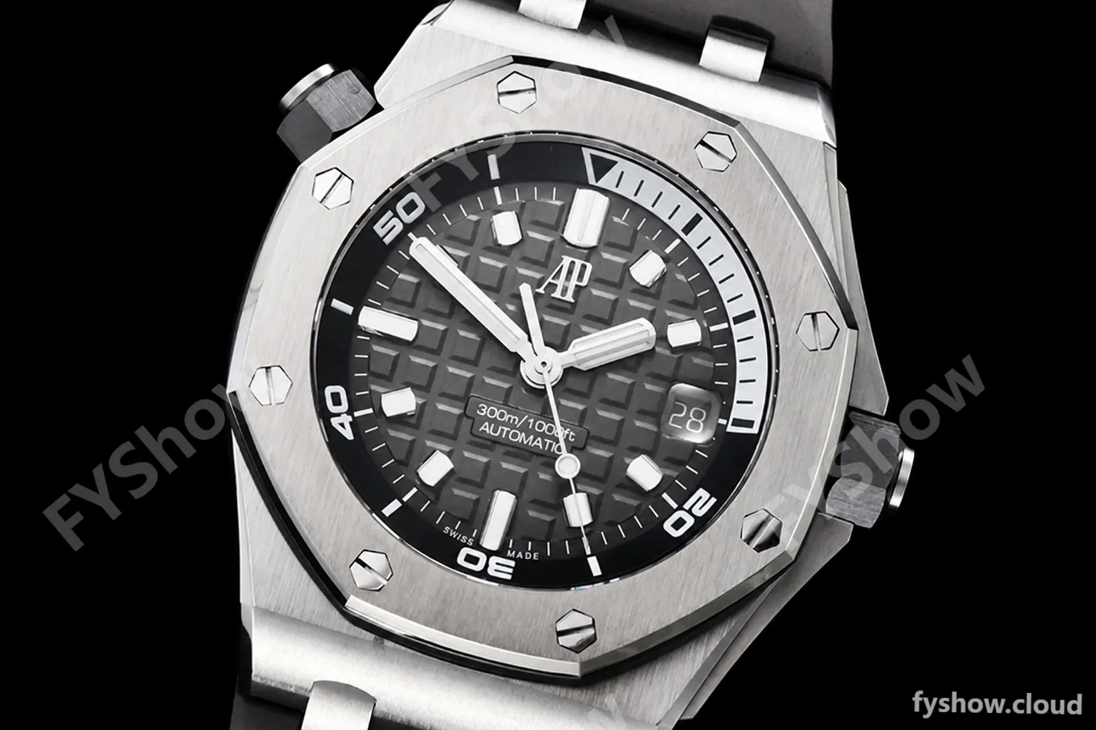 Audemars Piguet - Royal Oak Offshore Diver 15720 SS/RU Grey ZF A4308 - Image 4
