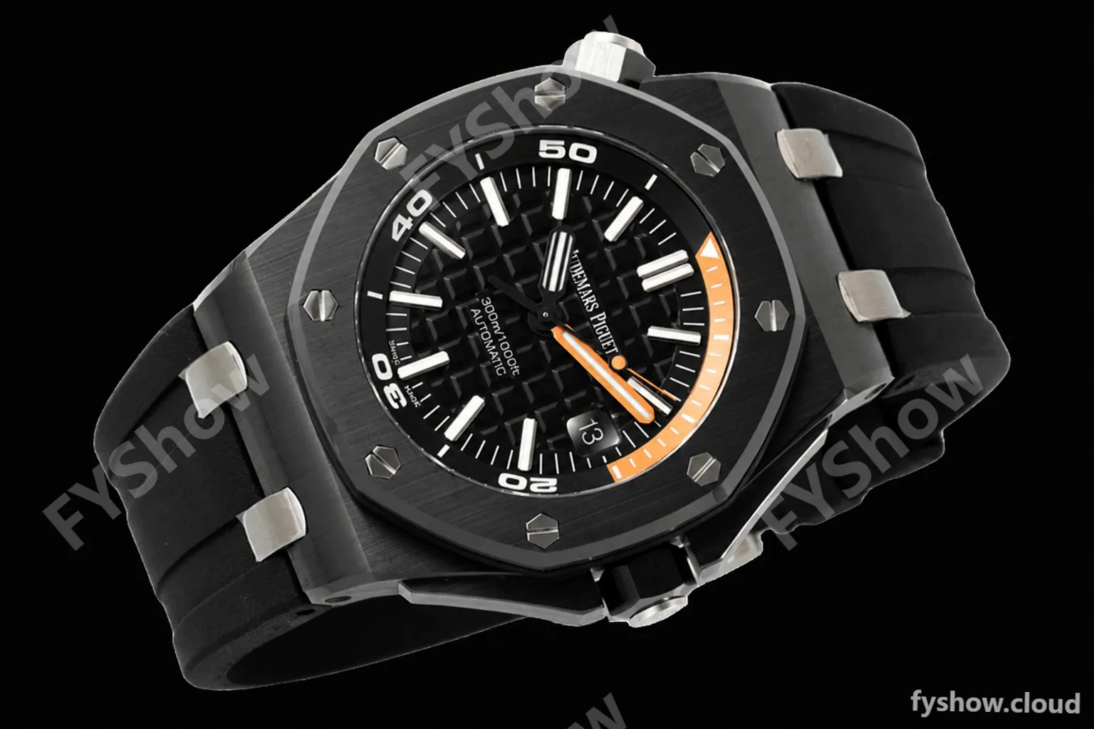 Audemars Piguet - Royal Oak Diver 15707CE Black CER/RU Black ZF A3120 - Image 2