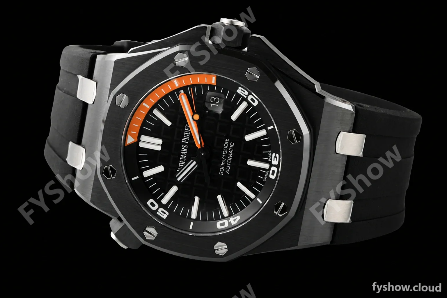 Audemars Piguet - Royal Oak Diver 15707CE Black CER/RU Black ZF A3120 - Image 5