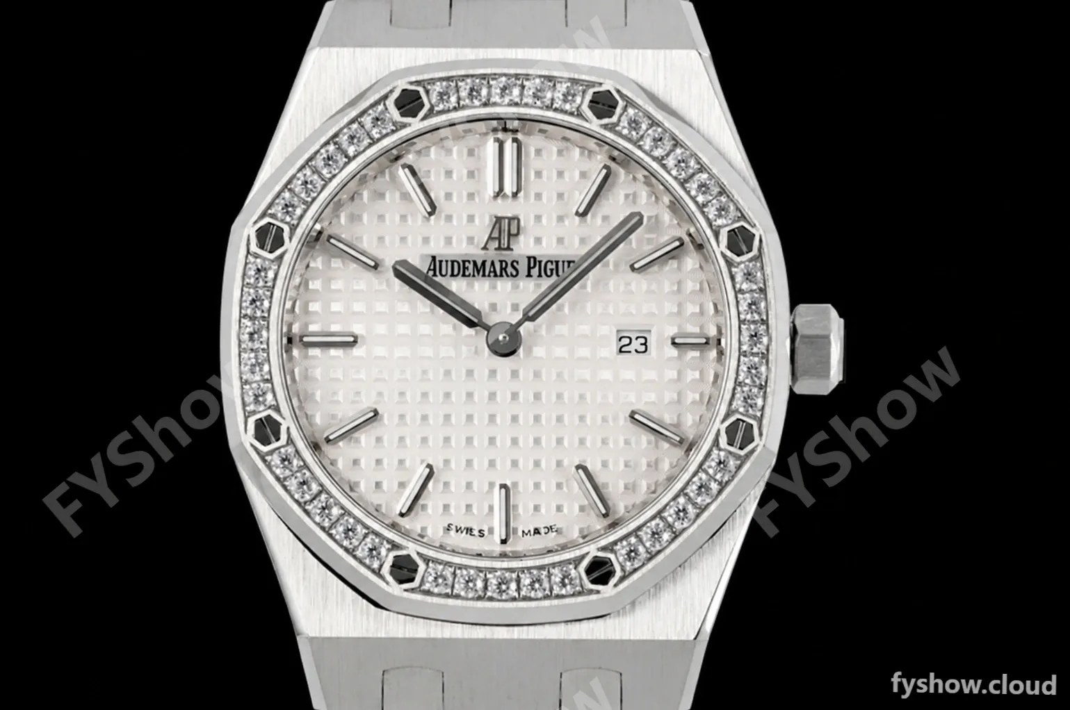 Audemars Piguet - Royal Oak Ladies 67651ST 33mm Dia SS/SS Wht/Stk ZF Swiss Qtz - Image 2
