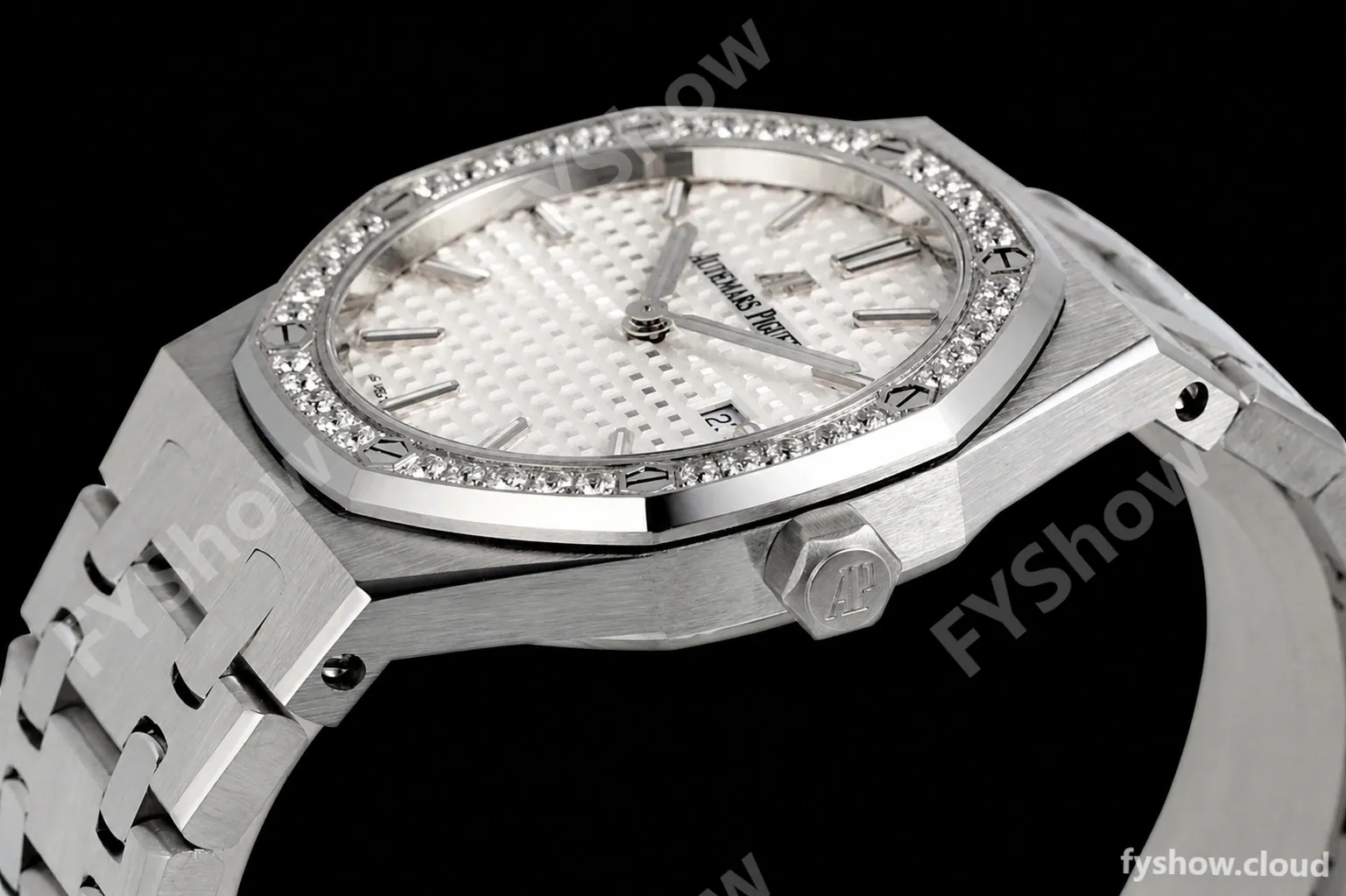 Audemars Piguet - Royal Oak Ladies 67651ST 33mm Dia SS/SS Wht/Stk ZF Swiss Qtz - Image 5