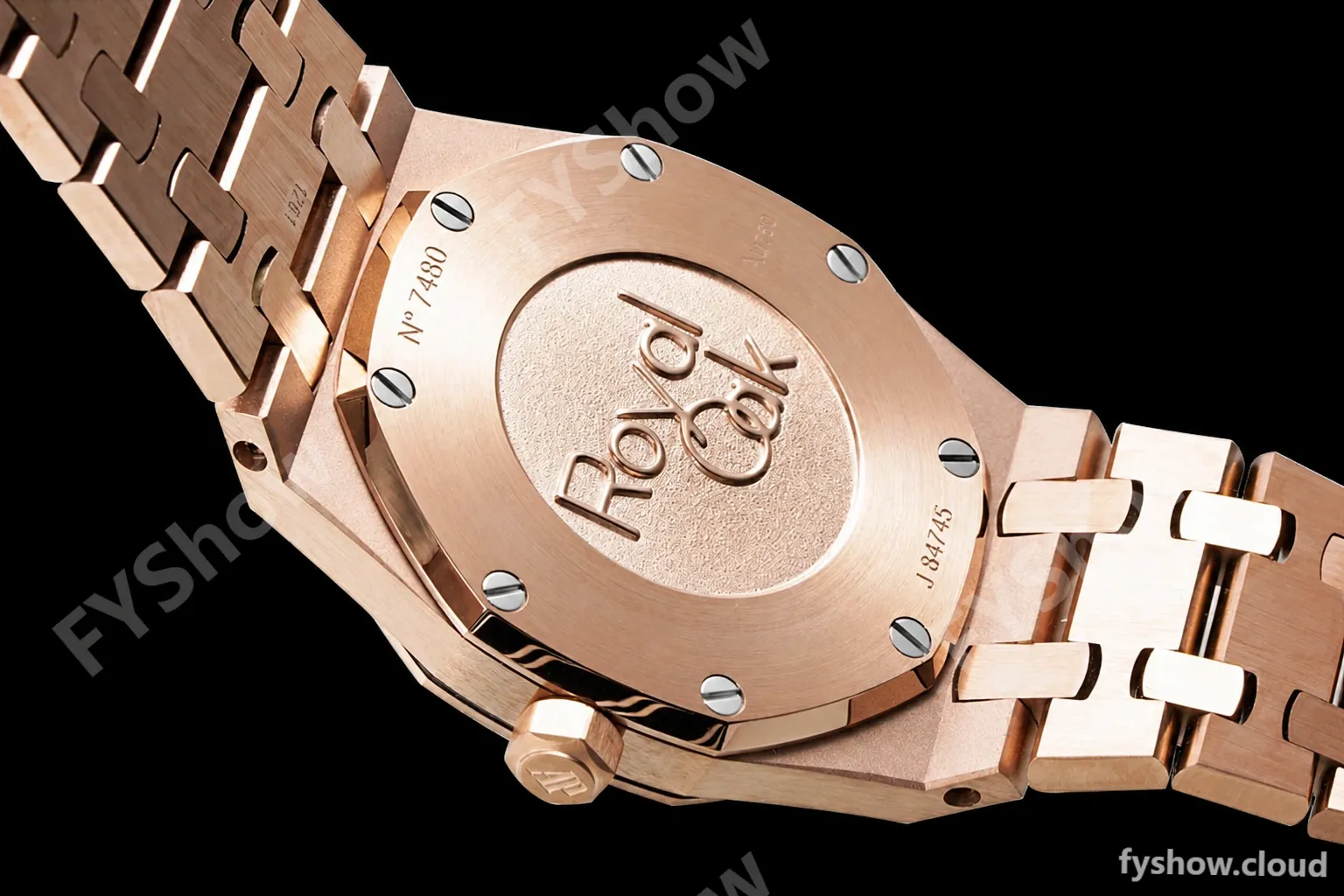 Audemars Piguet - Royal Oak Ladies 67650OR 33mm RG/RG Brn/Stk ZF Swiss Qtz - Image 6