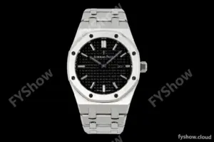 Audemars Piguet - Royal Oak Ladies 67650ST 33mm SS/SS Blk/Stk ZF Swiss Qtz