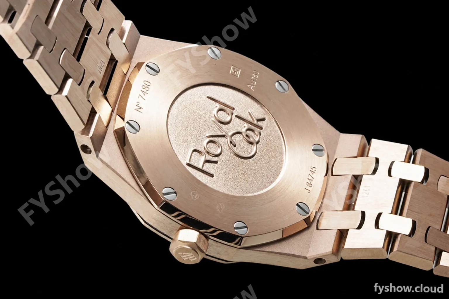 Audemars Piguet - Royal Oak Ladies 67650OR 33mm RG/RG Brn/Stk ZF Swiss Qtz - Image 5