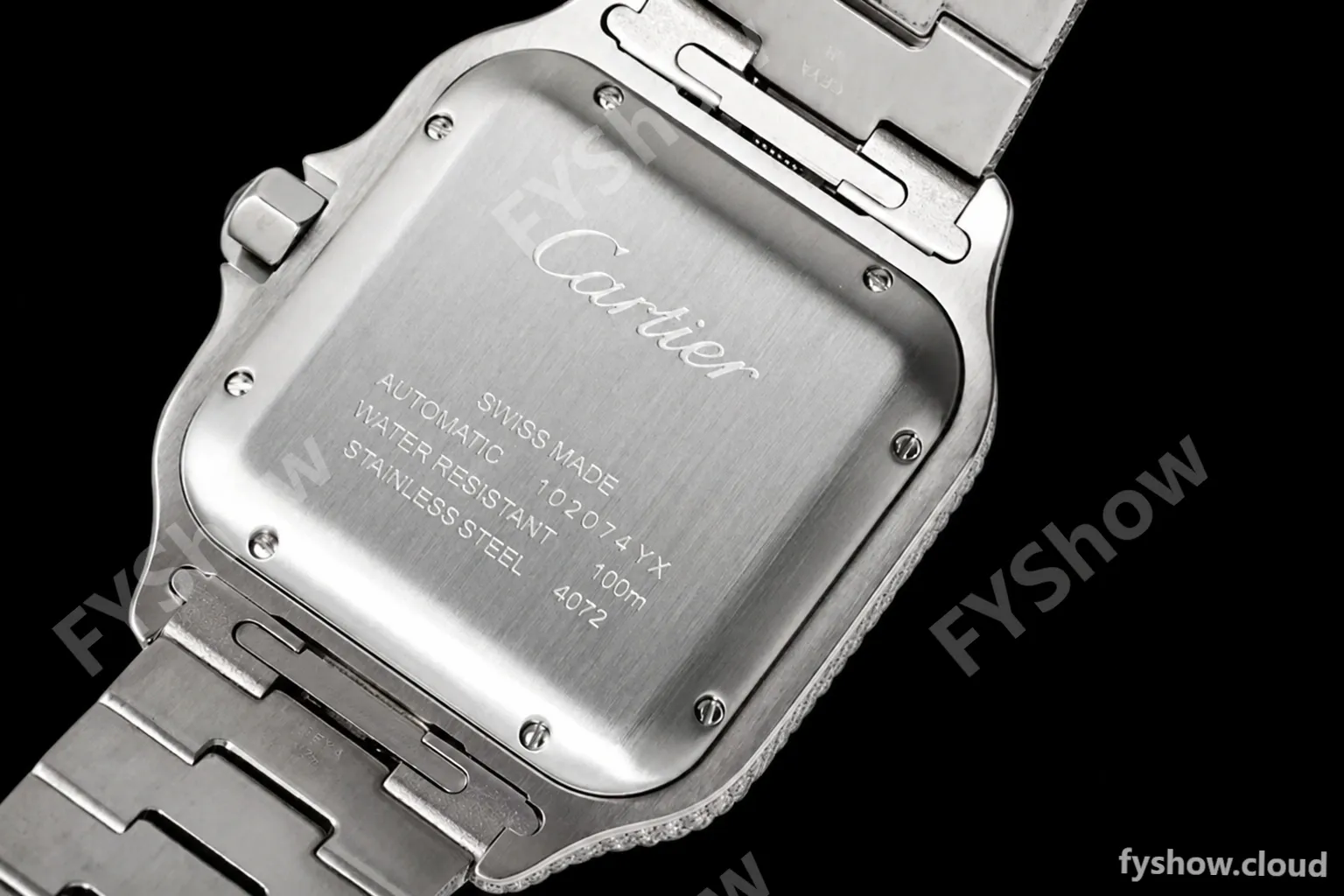 Cartier - Santos De Cartier Mens Automatic 40mm Diamond YG/SS Dia/Ara TWF A2824 - Image 4