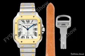 Cartier - Santos De Cartier 35mm Automatic YG/SS White BVF MY9039